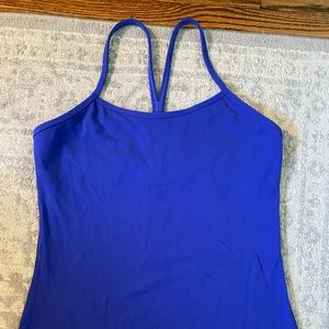 LuluLemon Tank with built in bra, size 8